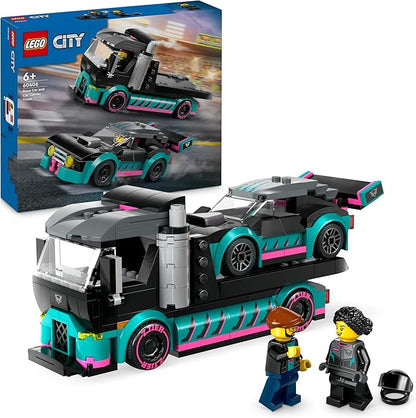 LEGO 60406 City Autotransporter mit Rennwagen 2 Minifiguren Laderampe