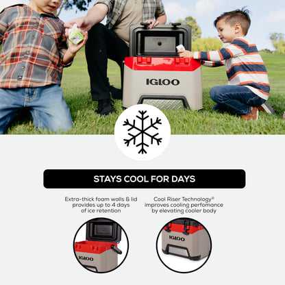 Igloo Heavy-Duty 25 Qt BMX Ice Chest Cooler with Cool Riser Technology