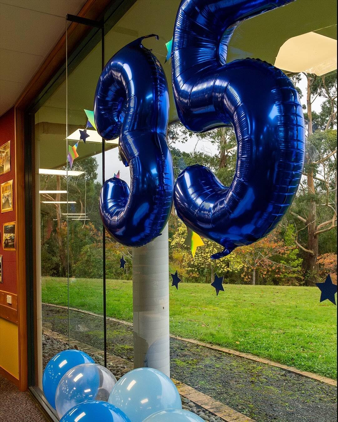 Number 3 Balloon by Night Blue - 40 Inch for 3rd Birthday Celebration | Perfect for Kids & Adults
