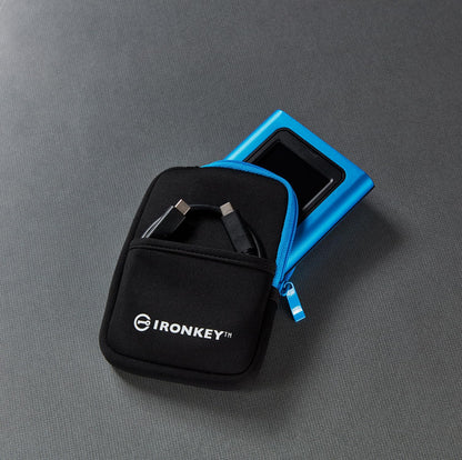 Kingston IronKey Vault Privacy 80 960GB External SSD | FIPS 197 | XTS-AES 256GB Encrypted | Touch Screen PIN | Secure Data Protection | IKVP80ES/960G
