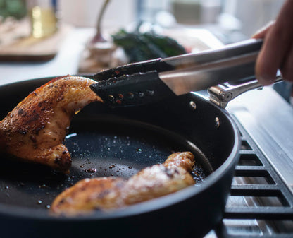 Joseph Joseph Space 12" Nonstick Frying Pan Skillet with Folding Handle, Ceramic Coating, Induction & Oven Safe