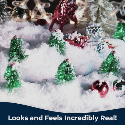 Let It Snow Instant Fake Snow Powder - Safe & Easy Artificial Snow for Holiday Decor | 1 Pack Makes 1 Gallon