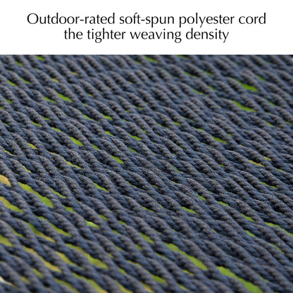 PNAEUT Double Rope Hammocks for Outside, Handwoven Double Caribbean Hammock with Spreader Bar for Outdoor Indoor, Max 600 lbs Capacity (Abyss)