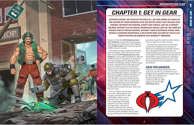 Renegade Game Studios G.I. Joe RPG Quartermaster's Guide to Gear Sourcebook Expansion
