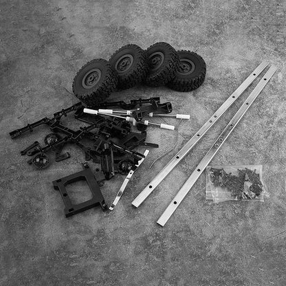 Oil Trailer Chassis for 1 16 RC Car WPL B24 B16 Simulation Toy B36 B36KIT Truck Parts DIY Accessoy B36KIT