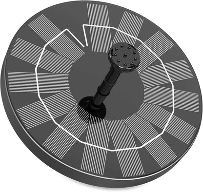 AISITIN Solar Garden Fountain - 3.5W Floating Pump with 6 Nozzles for Bird Bath & Aquarium (1 Piece)