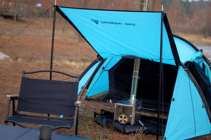 Dandelion Shell Hot Tent with Stove Jack Camping Winter 4 Season Tent 1-2 Person Backpacking for Camping Hiking Hunting Fishing Waterproof Windproof Lightweight 153 x 67 x 43 (inches)