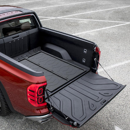 LECARDIO Heavy Duty Slide-Out Truck Bed Cargo Tray,Pull-Out Storage Organizer for Pickup Trucks,Fits 5'5" Beds & Longer
