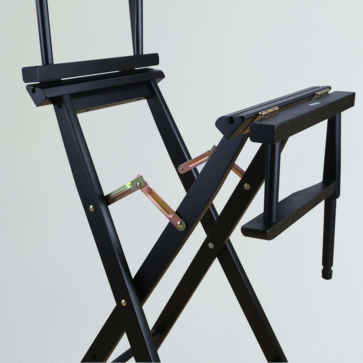 30" Director's Chair Black Frame-Orange Canvas