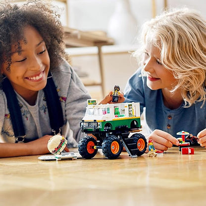 LEGO Creator 3in1 Monster Burger Truck 31104 Building Kit Cool Buildable Toy for Kids (499 Pieces)