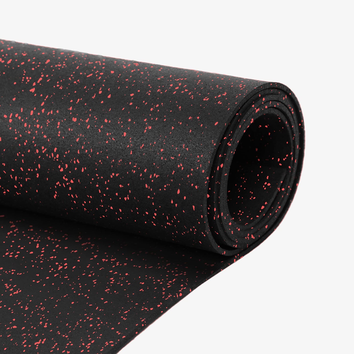 Flooring Inc 1/4" Tough Rubber Flooring Roll | Flexible Recycled Rubber Gym Floor Mats for Home Gym | Heavy Duty Rubber Mat for Home Gyms, Sheds, Horse Stall Mat or Trailer | 4’x10’ | Bright Red
