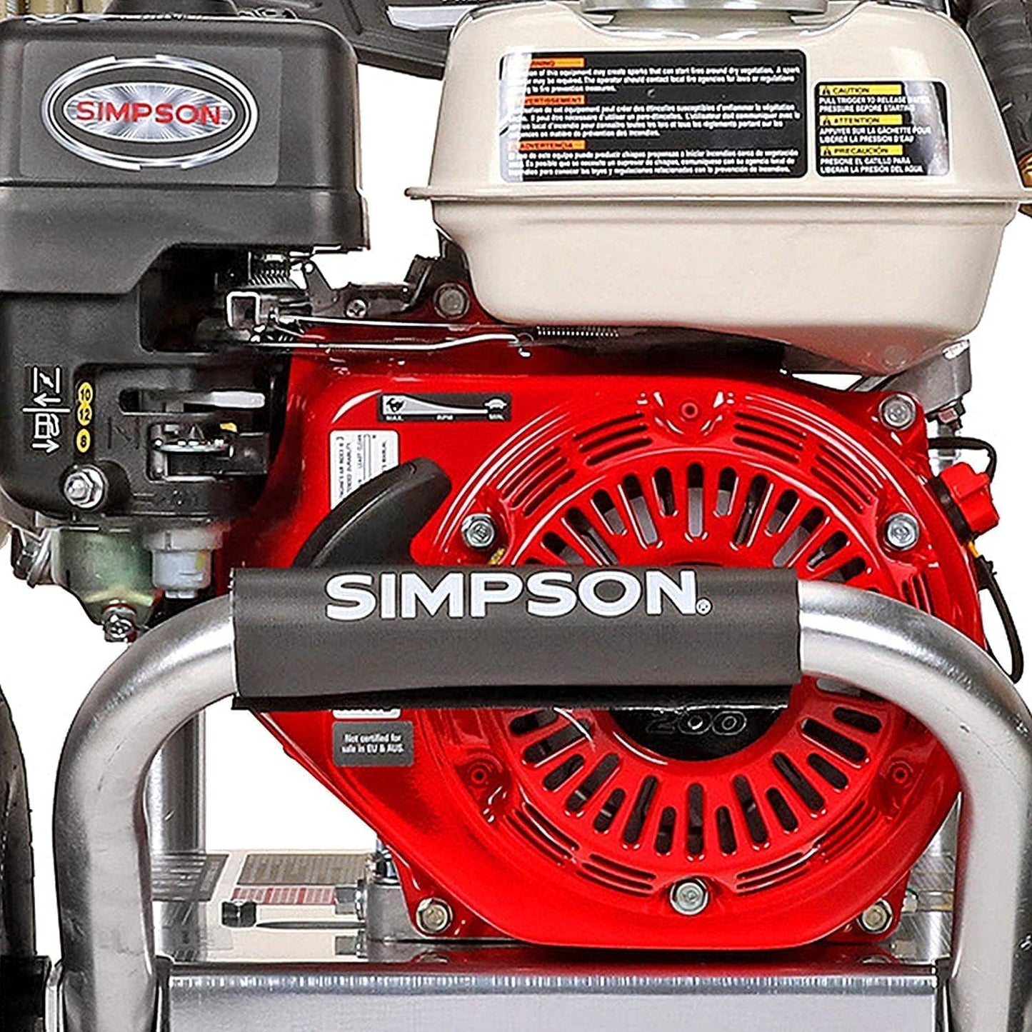 Simpson 3600 PSI Gas Pressure Washer - 2.5 GPM Commercial Power with Honda GX200 Engine & 35' Hose