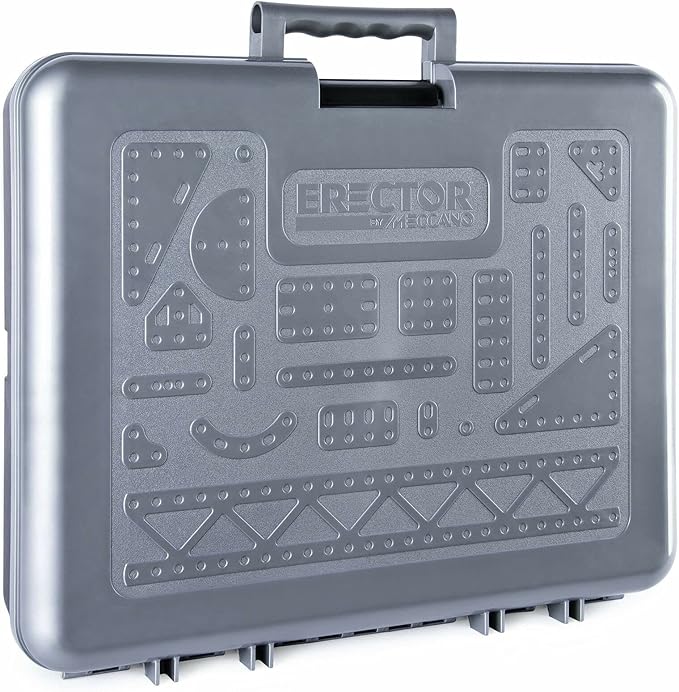 MECCANO Erector Super Construction 25-in-1 Motorized Building Set Steam Education Toy 638 Parts for Ages 10+
