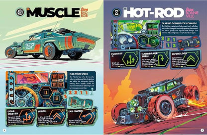 Rebellion Unplugged: Joyride: Survival of The Fastest - Car Combat Board Game Battle On Maps &amp Racetracks Ages 12+ 2-4 Players