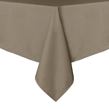 sancua Rectangle Tablecloth - 54 x 78 Inch - Stain and Wrinkle Resistant Washable Polyester Table Cloth, Decorative Fabric Table Cover for Dining Tables, Buffet Parties and Camping, Taupe