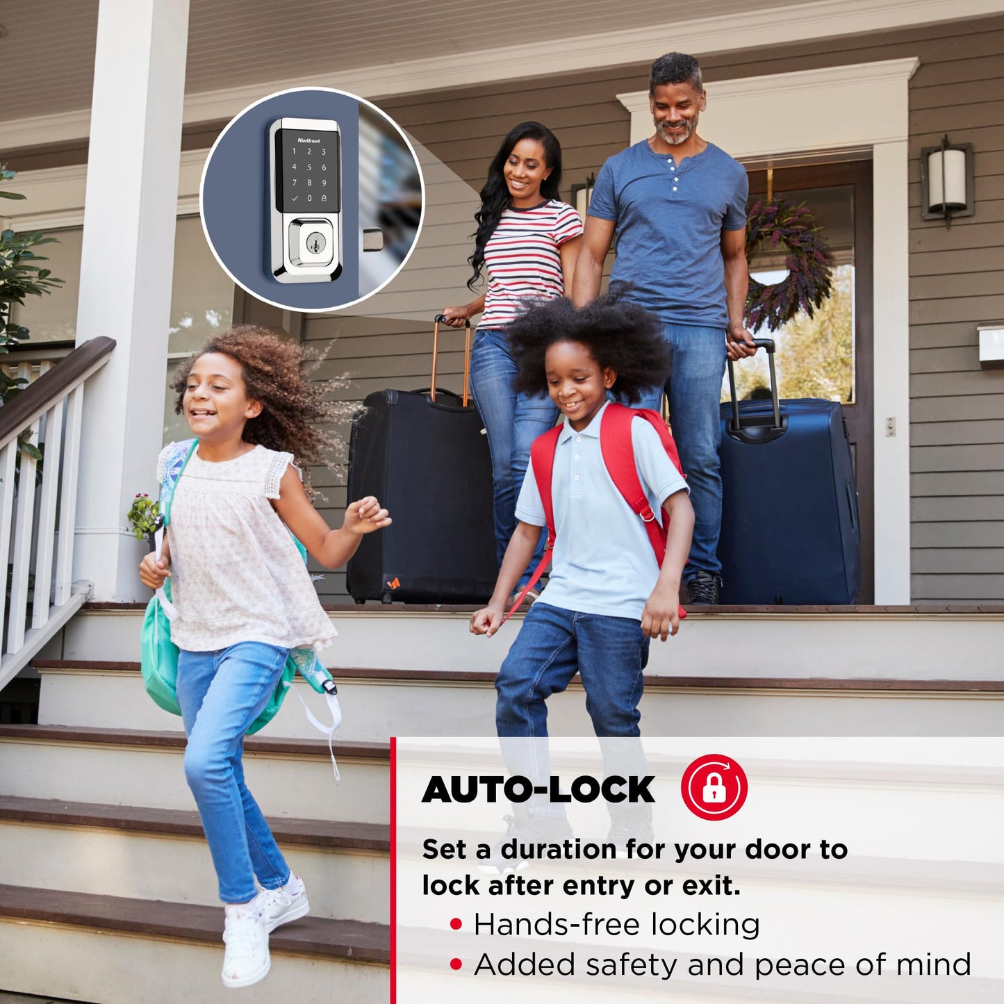Kwikset Halo Wi-Fi Smart Lock, Keyless Entry Front Door Touchscreen Deadbolt, App Control, Grade AAA Certified, Easy Install No Hub, Venetian Bronze Finish, Digital Remote Lock