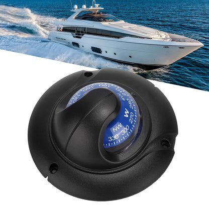 Entatial Flush Mount Compass, Reliable Marine Compass ABS for Travel for Vehicles for Boating for Marine