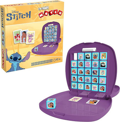 Top Trumps Match Game Lilo &amp Stitch - Family Board Games for Kids and Adults - Matching and Memory for Two Player Kids Game - Memories and Learning Fun Time for 4 and up