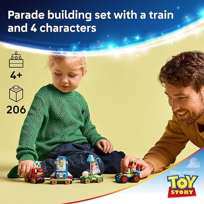 LEGO Disney and Pixar’s Toy Story Celebration Train &amp RC Car Toddler Toy - Sensory and Pretend Play Building Set for Preschool Boys and Girls Ages 4+ - Disney Gift Idea for Birthdays - 43264