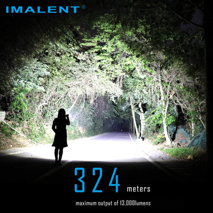 IMALENT MS03 Brightest EDC Flashlight 13000 Lumens, Cree XHP70.2nd LEDs Super Bright Led Rechargeable Flashlight, Suitable for Searching, Patrol and Fishing