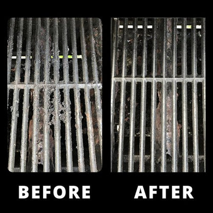 Grill Rescue | BBQ Cleaning Head - Bristle-Free Grill Brush for Cast Iron & Stainless Steel Grates