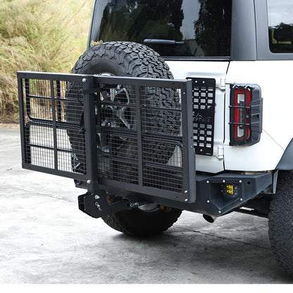 Garvee Foldable Hitch Mount Cargo Carrier, 750 Lbs Heavy Duty Steel Hitch Racks for 2'' Receiver, Folding Luggage Racks for Trailers, RVs, SUVs, Rust-Resistant & Easy to Assemble