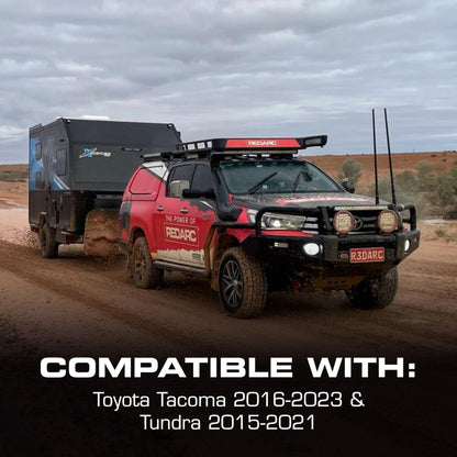 REDARC Tow-Pro Trail Kit Electric Trailer Brake Controller Kit for Toyota Tundra, Tacoma, Off Road Dual Braking, Plug and Play Install, 12V/24V Compatible to Tow RV, Camper, Trailer, Boat