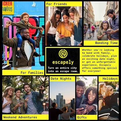 Miami Outdoor Escape Room | Real City Scavenger Hunt | Gifts for Adults &amp Families | 1-6 Players 2-3 Hours 1 Mile Walking Distance