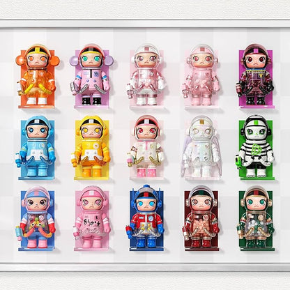 POP MART MEGA Space Molly 100% Series4 Blind Box Figures Random Design Action Figures Collectible Toys Home Decorations Holiday Birthday Gifts for Girls and Boys Single Box