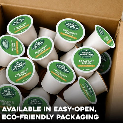 Green Mountain Coffee Roasters Breakfast Blend - Light Roast Single-Serve K-Cup Pods | 72 Count