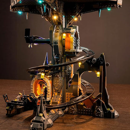 Upgraded Led Light Kit for Lego Gringotts Wizard Bank Horcrux War Building Set Compatible with Lego 76417(Model Not Included)