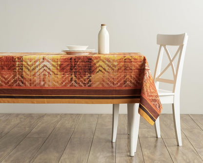 Maison d' Hermine Table Cloth Rectangle Table 100% Cotton 60 x 108 Inches Fall Tablecloth Reusable Everyday Use for Thanksgiving Christmas Decorations Dining Farmhouse Party (Thanksgiving Tartan)