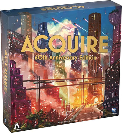 Renegade Game Studios Acquire 60th Anniversary Board Game - Strategy for Ages 12+ 2-6 Players 90 Min