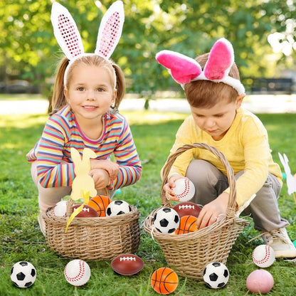 16 PCS Stress Balls Party Favor for Kids 8-12 Goodie Bag Stuffers Squeeze Toys Classroom Prizes for Kids Pinata Stuffers Boys Birthday End of Year Gifts Sport Party Foam Bouncy Balls Bulk Small Toys