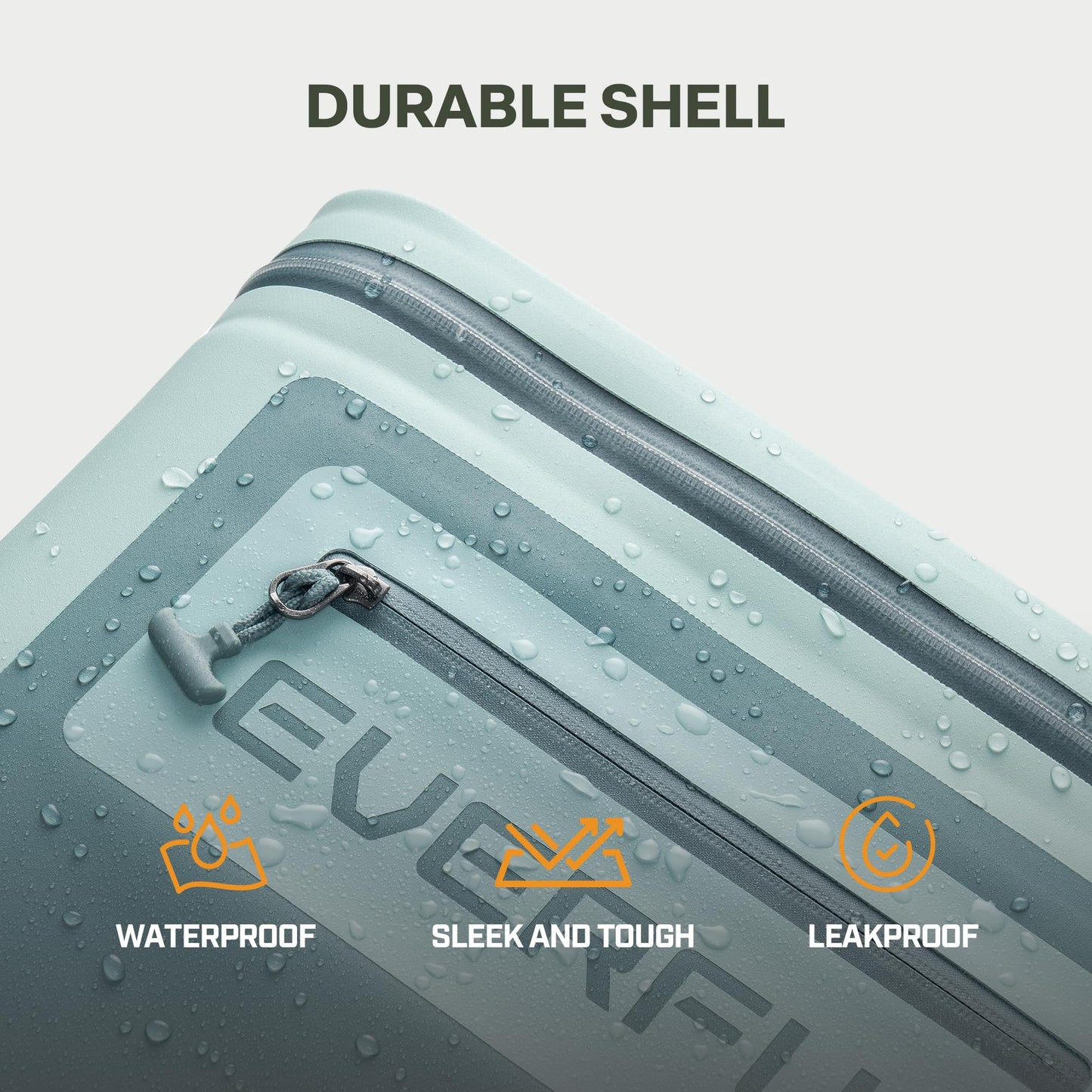 EVERFUN Soft Cooler 30 Can, Portable 24qt Insulated Small Cooling Lunch Box for Men and Women, Leakproof Ice Chest Bag for Travel, Beach, Camping, Boating, Fishing, Tailgating, Work and Picnic