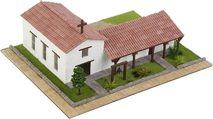 California Mission San Francisco Solano – 3D Mini-Bricks Architecture Kit 1250 Pieces Plaster Brick Construction Set Stem Educational Model for Teens &amp Adults