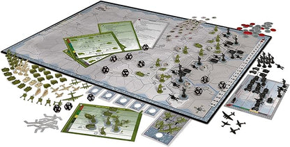 Renegade Game Studios Axis &amp Allies Battle of the Bulge WWII Strategy Board Game 2 Player Miniatures Wargame Ages 14+ 3-4 Hours
