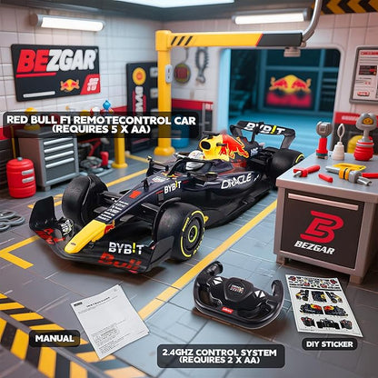 BEZGAR F1 RedBull Remote Control Car - 1:12 Officially Licensed Rb18 Toy Car 2.4GHz Race F1 Collection RC for BoysGirls and Adults Ideal for Kids &amp Collectors 94700