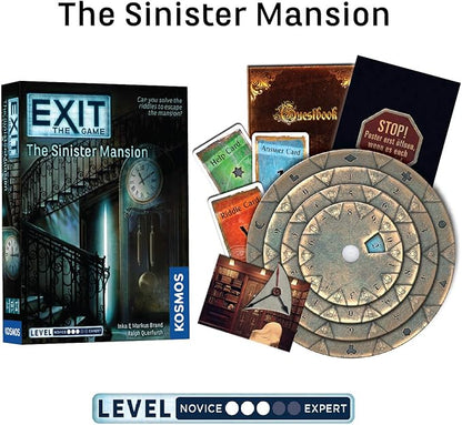 EXIT: The Game 4-Pack Escape Room Bundle | Season 3 | Dead Man on the Orient Express | Sinister Mansion | Sunken Treasure | Mysterious Museum | Family-Friendly Cooperative Game | 1 to 4 Players