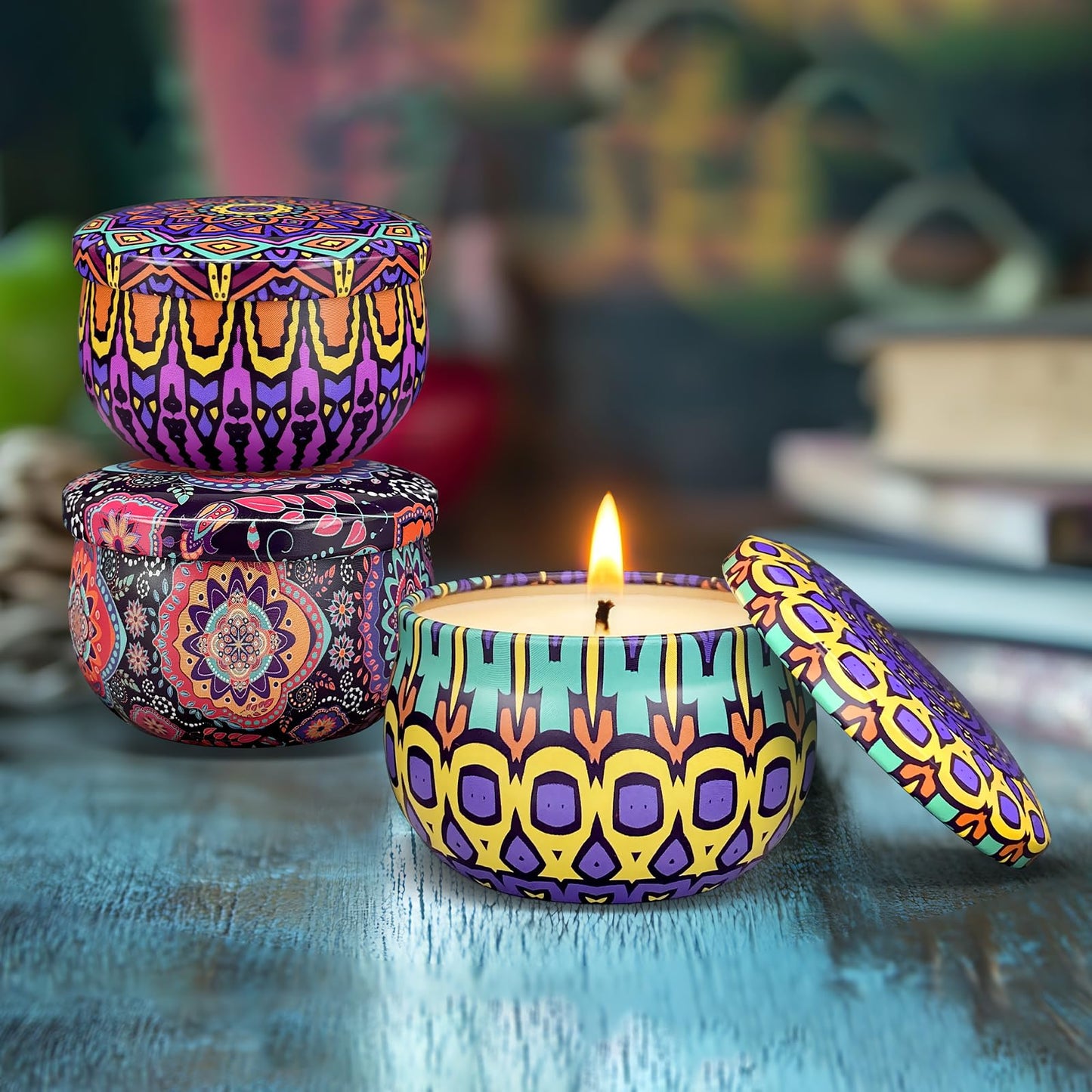 Scented Candles Gift Set,12 Pack Candles for Home Scented, 300 Hour Long Lasting Soy Wax Aromatherapy Candle Set, Birthday Gifts for Women with Gift Box