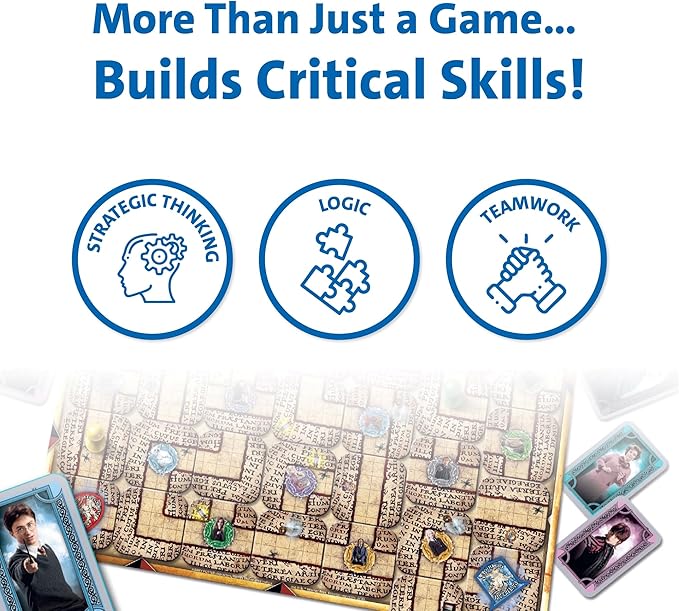 Ravensburger Harry Potter Labyrinth Board Game - A Strategic Maze Challenge for Family Nights - Great Birthday Gift - 2-4 Players - Kids Ages 7-10 and Older