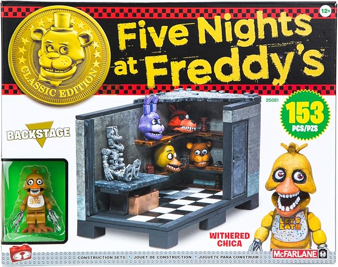 McFarlane Toys Five Nights at Freddy's Backstage 'Classic Series' Medium Construction Set