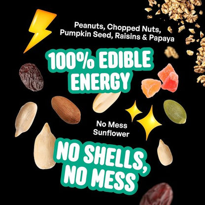 Cool Birds Wild Bird Seed - 100% Edible Shell-Free Blend with Real Fruit & Nuts | 10 lb No Mess