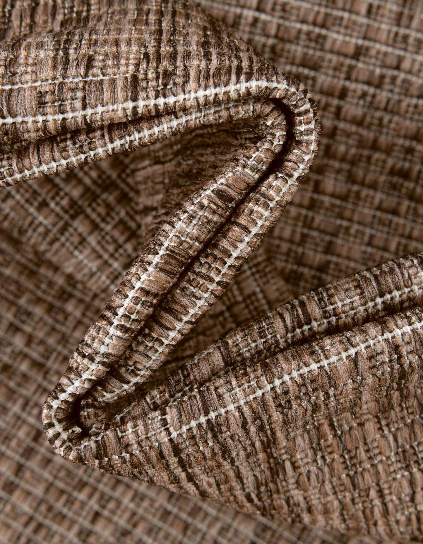 Unique Loom Outdoor Solid Collection Area Rug (10' Square Light Brown/Ivory)