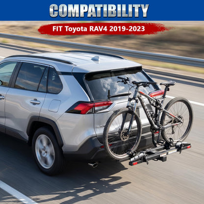 Rear Trailer Hitch for Toyota RAV4 2019-2023, Heavy Duty Class 3 Tow Hitch with 2 Inch Receiver - 6,000 LBS Max GTW, Bolt-On, No Cutting, No Drilling, No Removal (2019-2023 Toyota RAV4)