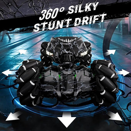 Remote Control Car 2.4Ghz 4WD Gravity Gesture Sensing RC Cars Monster Stunt Twist Truck Kids Toys for 5-7 yr Boys &amp Girls RC Drift Car with Light Music Gift for Boy Toys Age 8-13 yr