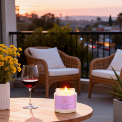 3 Pack Scented Candles for Home Aromatherapy Candle Gift Set Soy Wax Long Lasting Gift Birthday Mother's Thanksgiving Day Present (White Jar (Peach Oolong + Rose + Magnolia)