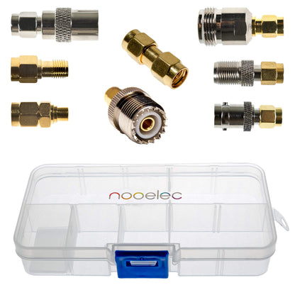 NooElec NESDR SMArt v4 RTL-SDR Essentials Starter Kit - Includes Everything to Start with Software Defined Radio Including Premium SDR, Flamingo FM Bandstop Filter, 3 Antennas, 10 Adapters & Case