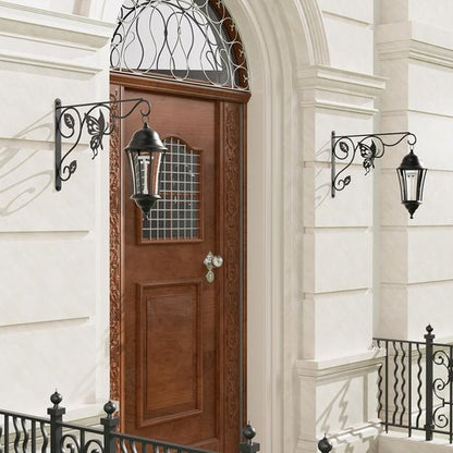 Heavy Duty Plant Hooks by [Brand Name] - 12 Inch Metal Wall Hangers for Indoor/Outdoor Use | Sturdy Brackets for Bird Feeders, Planters, Lanterns - Black