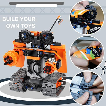BIRANCO. STEM Remote Control Building Kit 3 in 1 RC Tracked Racer/Tank/Robot Engineering Toys Science Construction Play Set Toy Car Christmas for Boys &amp Girls Age 8-12 (392pcs)